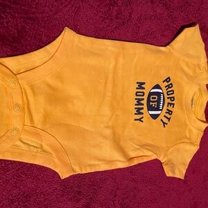 Carter's Bright Orange Baby Onesie